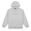 Dime Cursive Logo Hoodie - Heather Grey