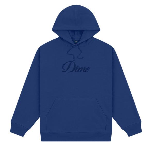 Dime Cursive Logo Hoodie - Midnight Navy