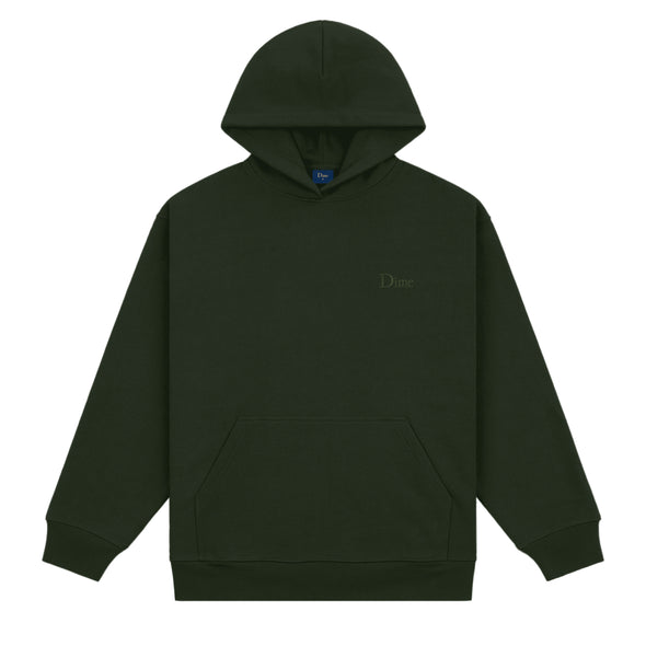 Dime Classic Small Logo Hoodie - Forest Green