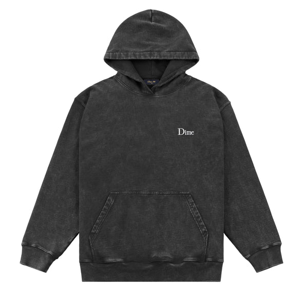 Dime Classic Faded French Terry Hoodie - Black