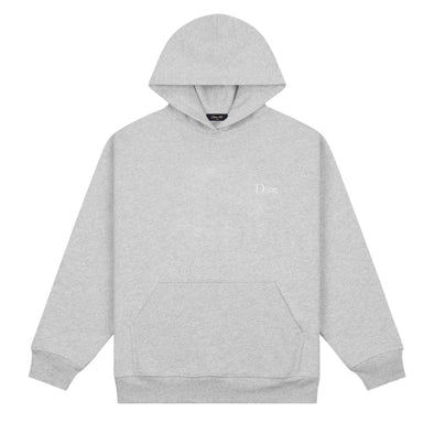 Dime Classic Small Logo Hoodie - Heather Grey