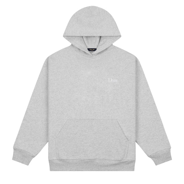 Dime Classic Small Logo Hoodie - Heather Grey