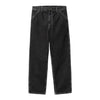 Carhartt WIP Simple Pant 32 Length - Black Stone Washed