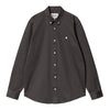 Carhartt WIP L/S Madison Shirt - Charcoal/White