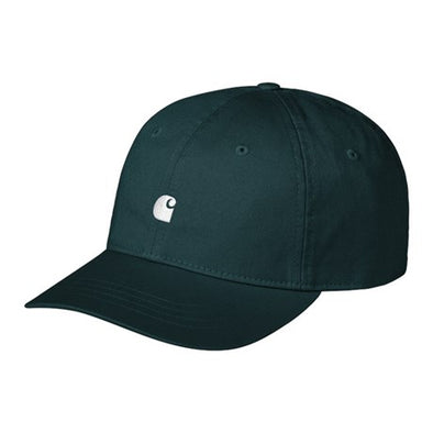 Carhartt WIP Madison Logo Cap - Deep Lagoon/White