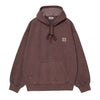 Carhartt WIP Hooded Vista Sweat - Palisander (Garment Dyed)