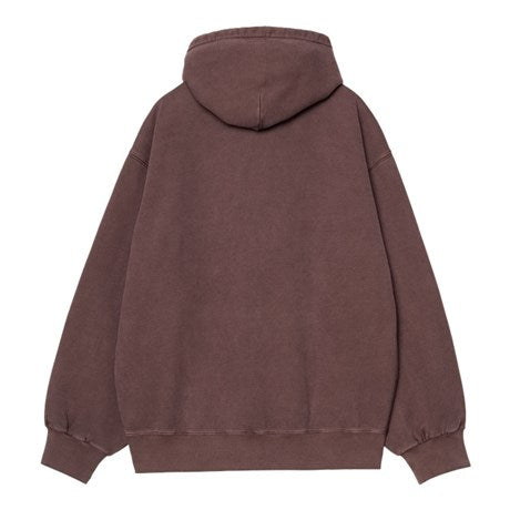 Carhartt WIP Hooded Vista Sweat - Palisander (Garment Dyed)