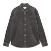 Carhartt WIP L/S Madison Cord Shirt - Graphite/Graphite