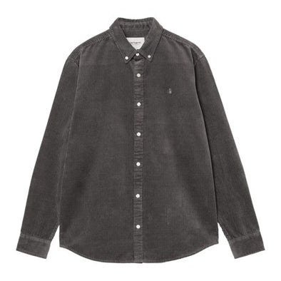 Carhartt WIP L/S Madison Cord Shirt - Graphite/Graphite