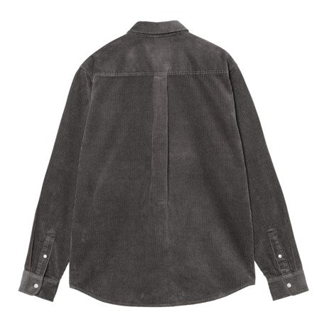 Carhartt WIP L/S Madison Cord Shirt - Graphite/Graphite