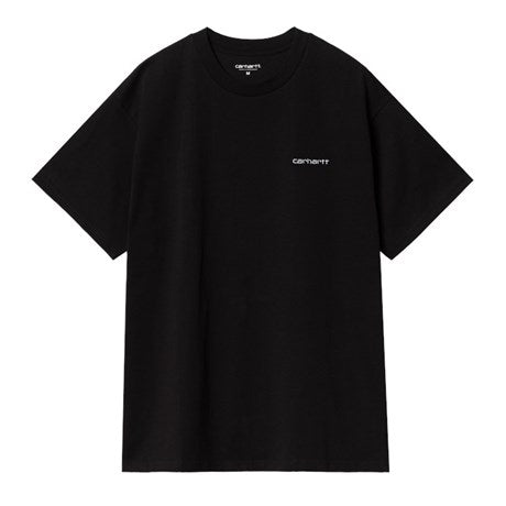 Carhartt WIP Script Embroidery T-Shirt - Black/White