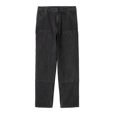 Carhartt WIP Double Knee Pant 30L - Black Stone Washed
