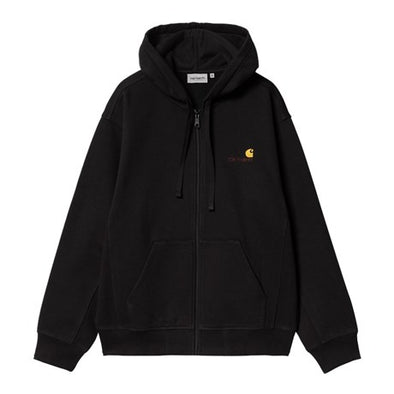 Carhartt WIP Hooded American Script Jacket - Black