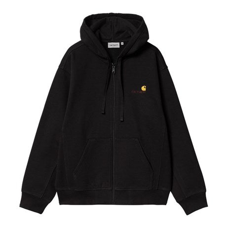 Carhartt WIP Hooded American Script Jacket - Black