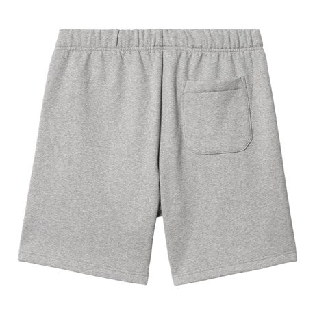 Carhartt WIP Chase Sweat Short - Grey Heather/Gold