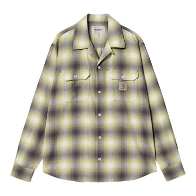 Carhartt WIP L/S Blanchard Shirt - Arctic Lime