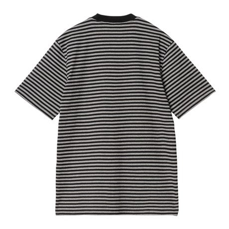 Carhartt WIP S/S Verner Pocket T-Shirt - Black/Dk. Grey Heather