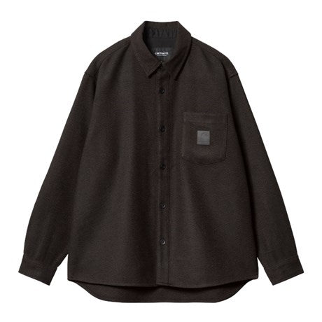 Carhartt WIP L/S Truman Shirt - Chocolate/Black