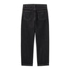 Carhartt WIP Aaron Pant - Black Stone Washed