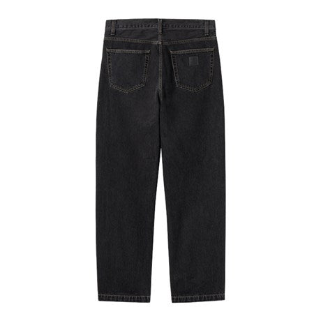 Carhartt WIP Aaron Pant - Black Stone Washed
