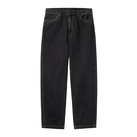 Carhartt WIP Aaron Pant - Black Stone Washed
