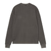 Carhartt WIP L/S Vista Waffle T-Shirt - Black (Garment Dyed)