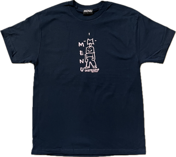 Menu X Gonz T-Shirt - Navy