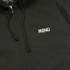 Menu Army Embroidered Zip Hoodie - Black