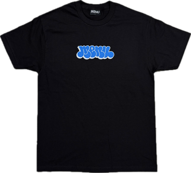 Menu Noah T-Shirt - Black/Blue