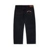 Cash Only Logo Baggy Jeans - Washed Black