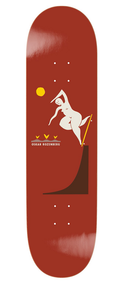 Polar Deck Oskar Rozenberg Bs Noseblunt (Red) - 8.25 Short