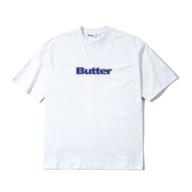 Butter Goods Outline Logo Tee - White