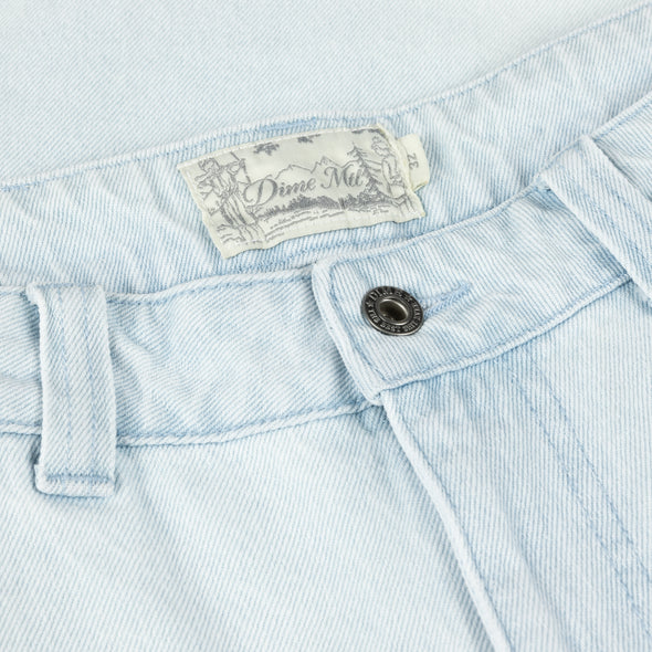 Dime Classic Denim Shorts - Faded Blue