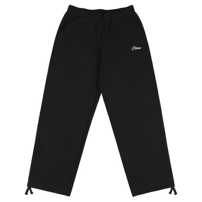 Dime Cursive Small Logo Sweatpants - Black