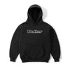 Butter Goods Satin Logo Applique Hood - Black