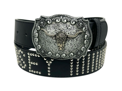 Loosey Black Interchangeable Buckle Belt