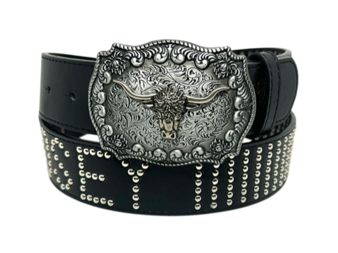 Loosey Black Interchangeable Buckle Belt