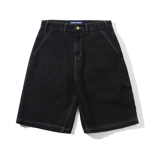 Butter Goods Scribble Denim Shorts - Washed Black
