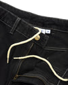 Butter Goods Scribble Denim Shorts - Washed Black
