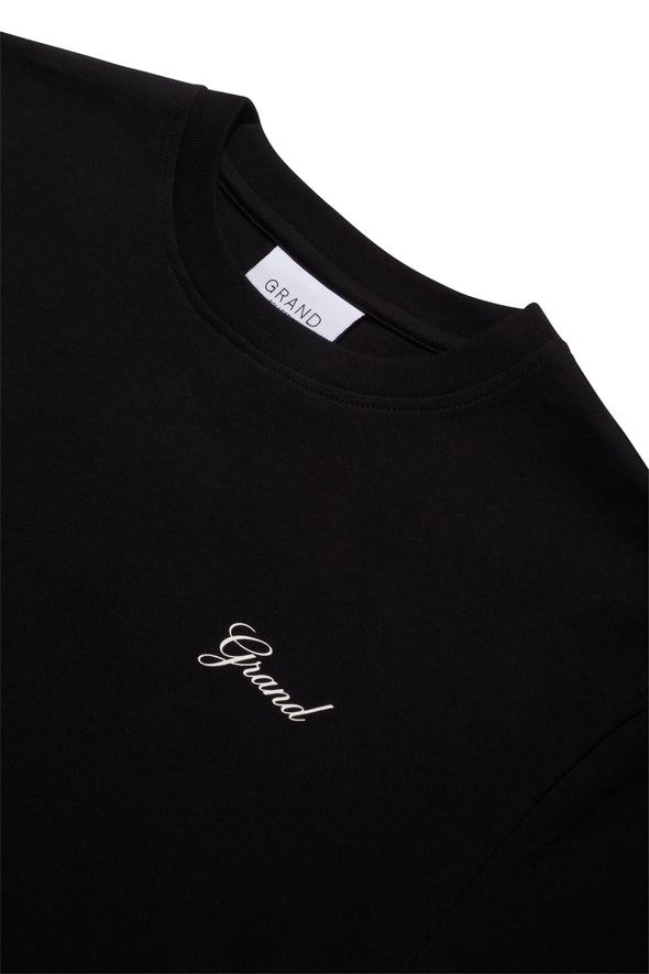 Grand Collection Script Tee - Black