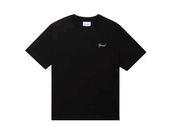 Grand Collection Script Tee - Black