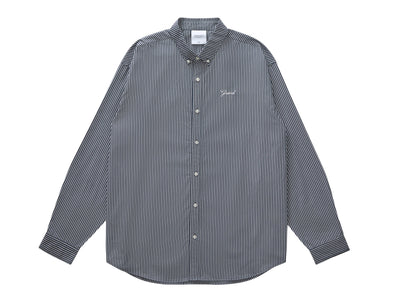 Grand Collection Poplin Striped Shirt - Striped