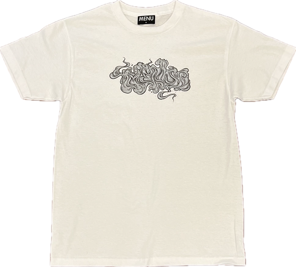 Menu Smokey T-Shirt - White