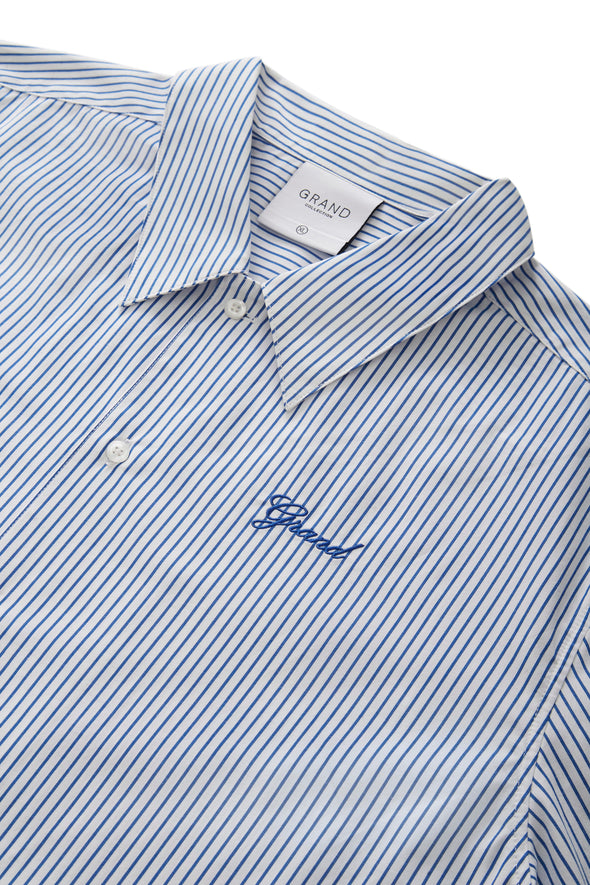 Grand Collection Striped Poplin Shirt - Stripes