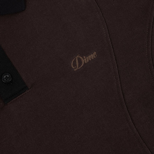 Dime French Terry Rugby - Brown