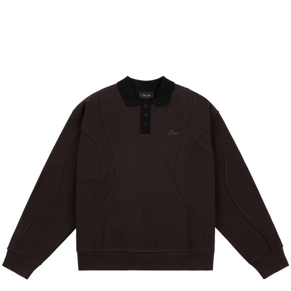 Dime French Terry Rugby - Brown