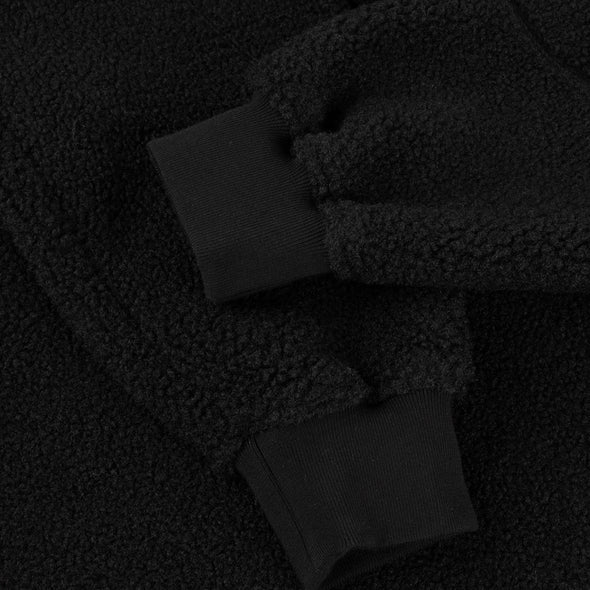 Dime Polar Fleece Sherpa Zip - Black