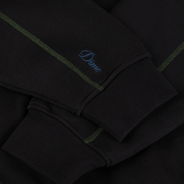 Dime Court Zip Hoodie - Black