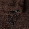 Dime Polar Fleece Sherpa Zip - Brown