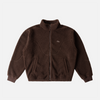 Dime Polar Fleece Sherpa Zip - Brown
